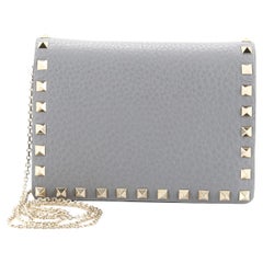 Valentino Rockstud Pouch Crossbody Bag Leather Mini