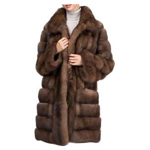 Brand new Russian Sable Stroller Coat size S M L For Sale at 1stDibs