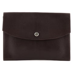 Hermes Envelope Pouch Leather Large at 1stDibs