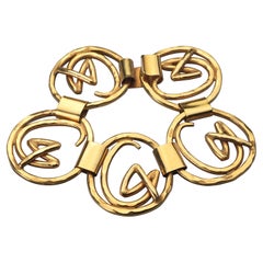 Vintage CHRISTIAN LACROIX Iconic Logo Link Bracelet