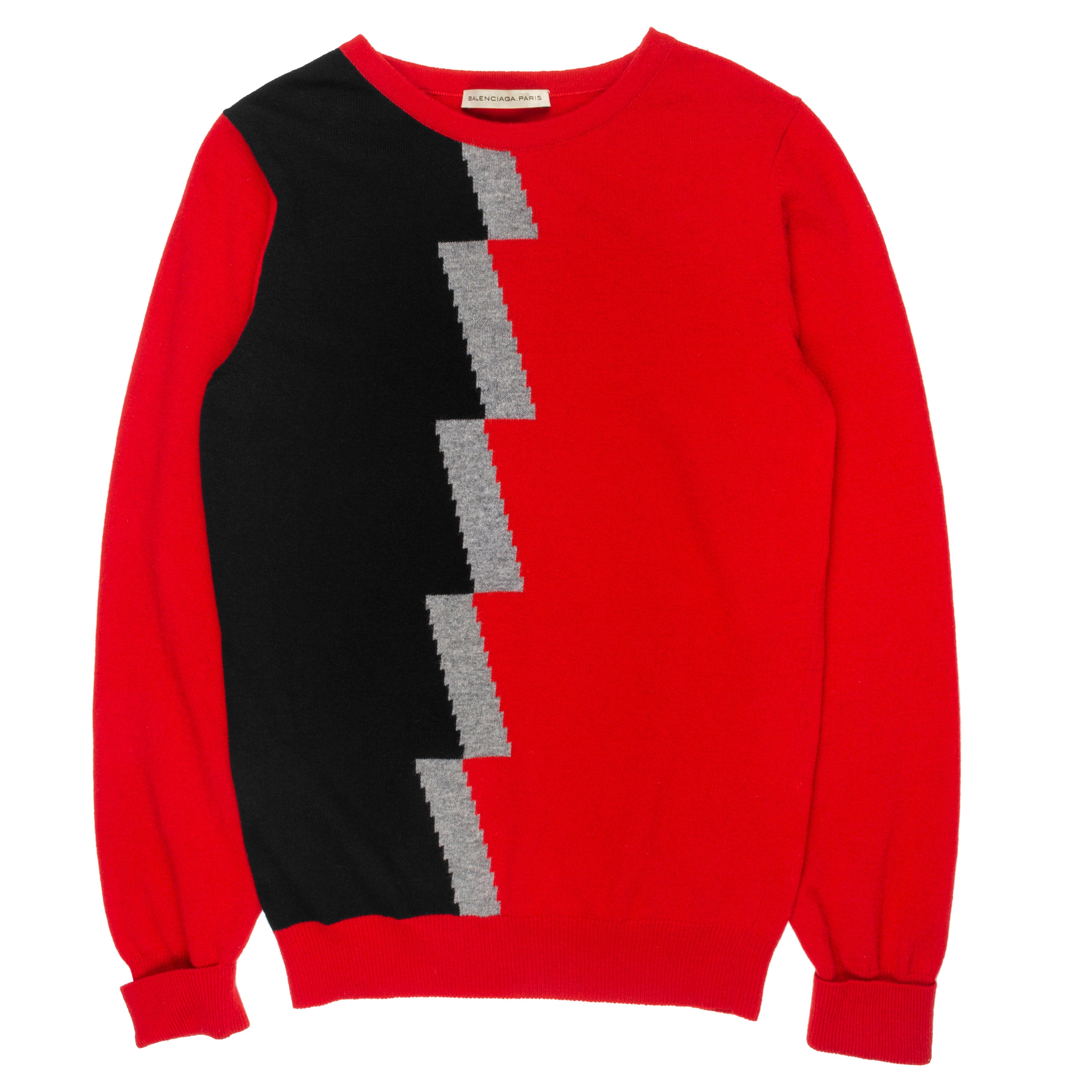 Balenciaga SS2012 Geometric Cashmere Sweater