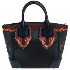 Christian Louboutin Multicolor Leather Small Embroidered Eloise Satchel
