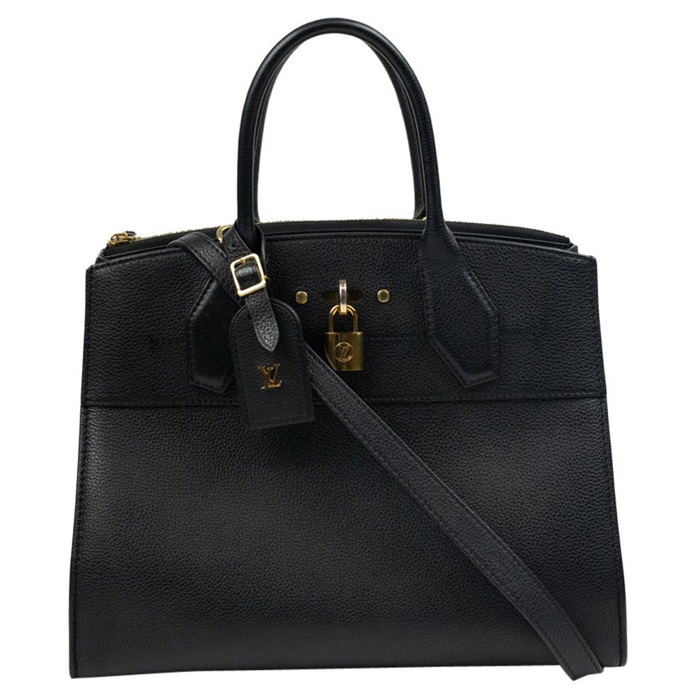 Louis Vuitton, City Steamer in black leather