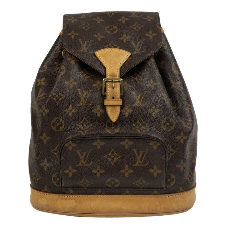 Louis Vuitton, Montsouris in brown canvas at 1stDibs