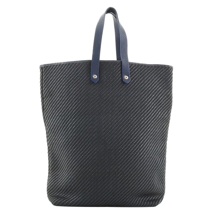 Hermes Ahmedabad Tote Woven Leather and Canvas GM at 1stDibs
