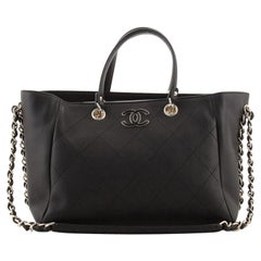 Chanel Neo Soft Shopping Tote Quilted Bullskin Small