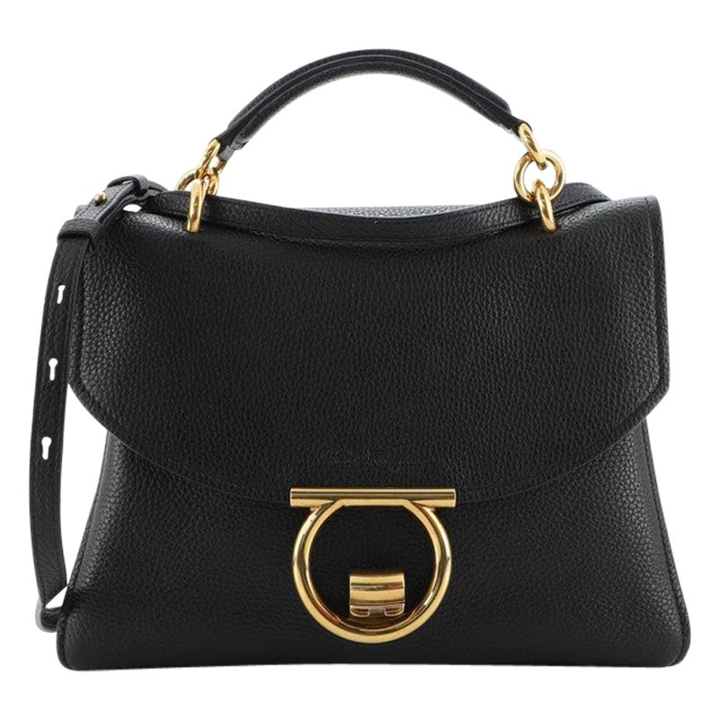 Salvatore Ferragamo Margot Satchel Leather Small