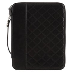 Chanel Zip Around iPad Case Quilted Lambskin