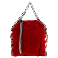 Stella McCartney Falabella Fold Over Crossbody Bag Velvet Mini Velvet Mini