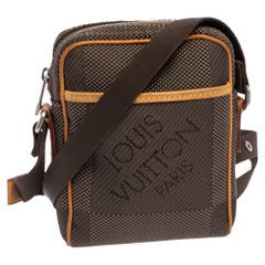 Louis Vuitton Black Damier Geant Canvas GM Messenger Bag - Yoogi's Closet