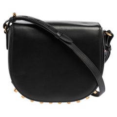 Alexander Wang - Sac à bandoulière Lia clouté en cuir noir