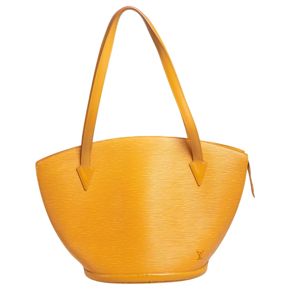 Louis Vuitton Tassil Yellow Epi Leather Saint Jacques Tote GM