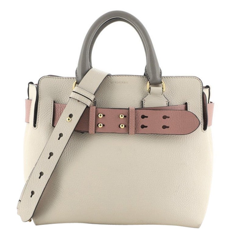 Burberry Belt Tote Leather Small at 1stDibs