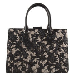 Gucci Convertible Gusset Tote Arabesque GG beschichtetes Segeltuch Medium