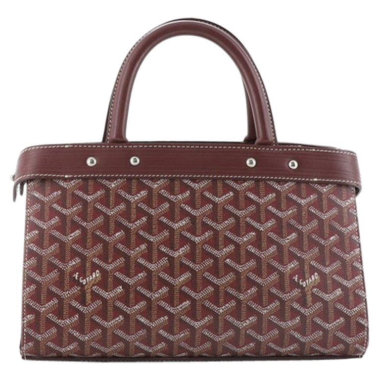 Goyard Artois Tote PM Sky Blue in Canvas/Calfskin with Palladium-tone - US