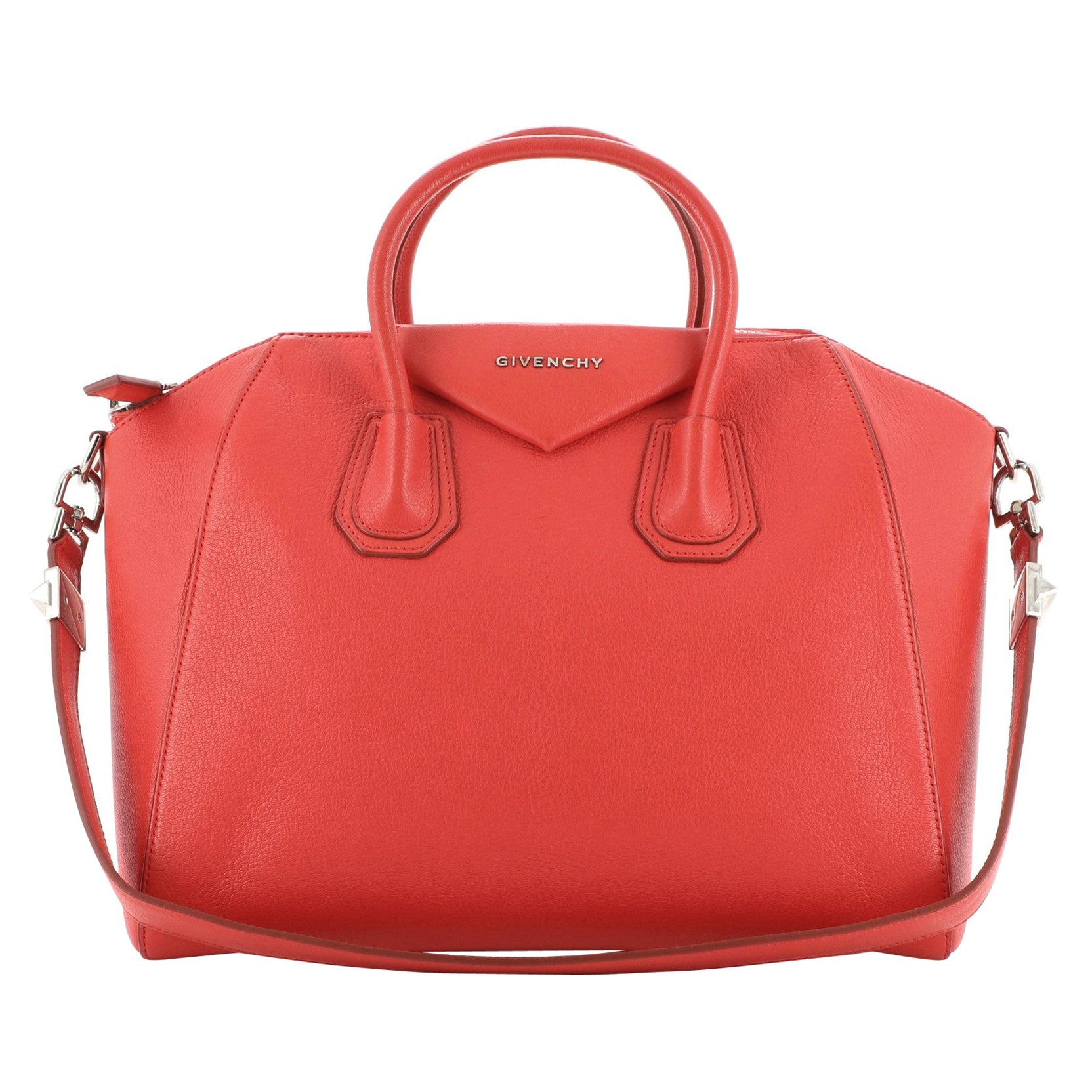 Givenchy Medium Red Antigona Bag at 1stDibs givenchy red antigona