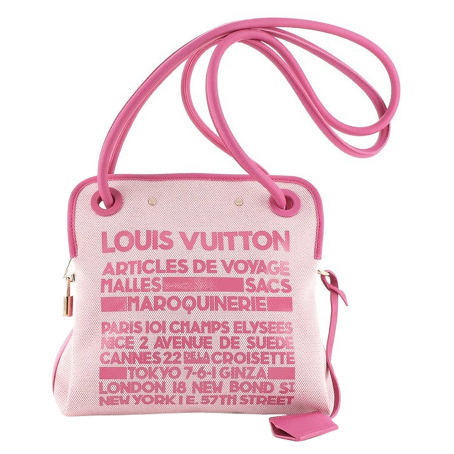 Louis Vuitton Articles de Voyage Rider Travel Shopper Canvas at 1stDibs