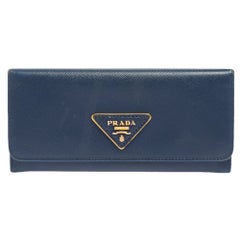 PRADA WOC IN COBALTO SAFFIANO LEATHER