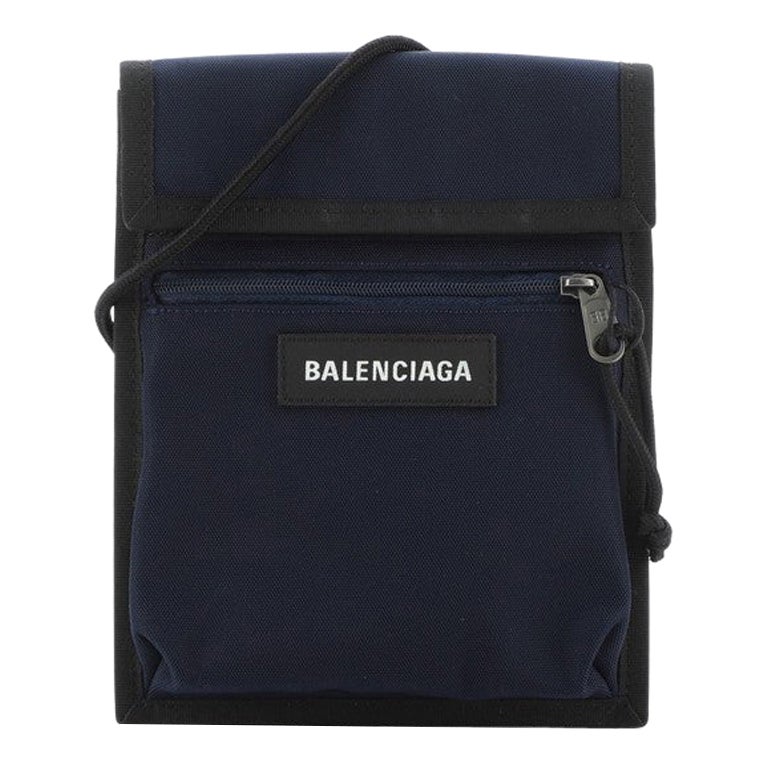 Balenciaga Black Puppy and Kitten Soft Leather Camera Crossbody Bag at ...