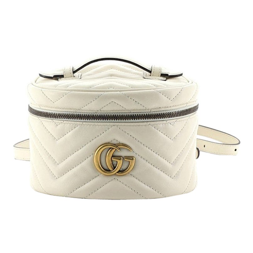 Gucci GG Marmont Vanity Backpack Matelasse Leather