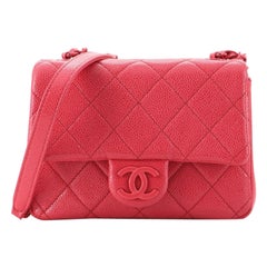 Chanel Incognito Square Flap Bag Quilted Caviar Mini Black 634781