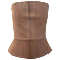 Roberto Cavalli calf hair bustier 10