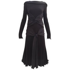 Alexander Mcqueen 2004 "Pantheon as lecum" jersey dress