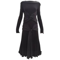 Alexander Mcqueen 2004 "Pantheon as lecum" jersey dress 9