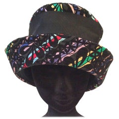 Mod Multi-colored Hat - Late 1950's 