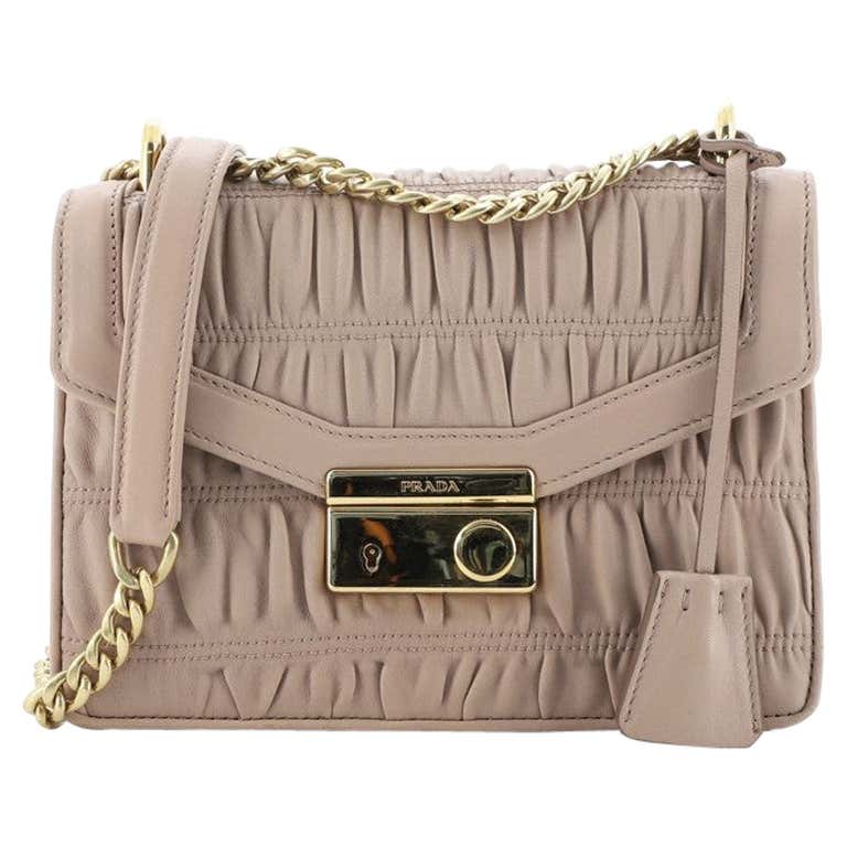 Vintage Authentic Prada Light Python Leather Shoulder Bag Italy MEDIUM ...