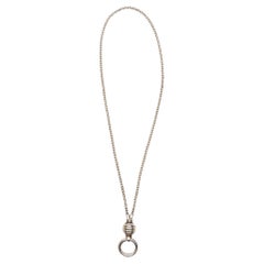 Tiffany & Co. Sterling Silver Ring Pendant Necklace