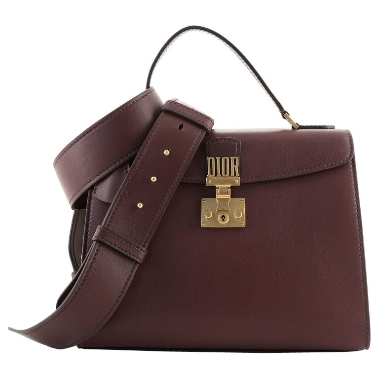 Christian Dior Dioraddict Top Handle Bag Leather Medium