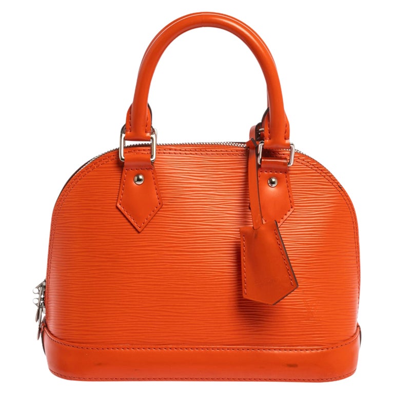 Alma BB bag in orange epi leather