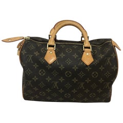 LOUIS VUITTON, Speedy 30 in monogram canvas For Sale at 1stDibs