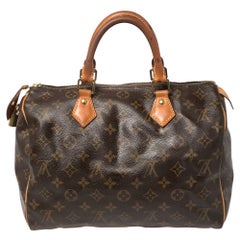 Used Louis Vuitton Monogram Canvas Speedy 30 Bag