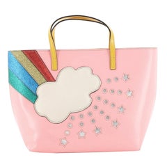 Gucci Children's Rainbow Tote Printed Leather Small