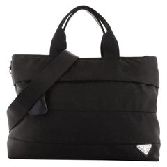 Prada Cabrio-Tasche Horizontal gesteppt Tessuto Medium