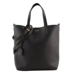 Saint Laurent Shopper Tote Leather Toy