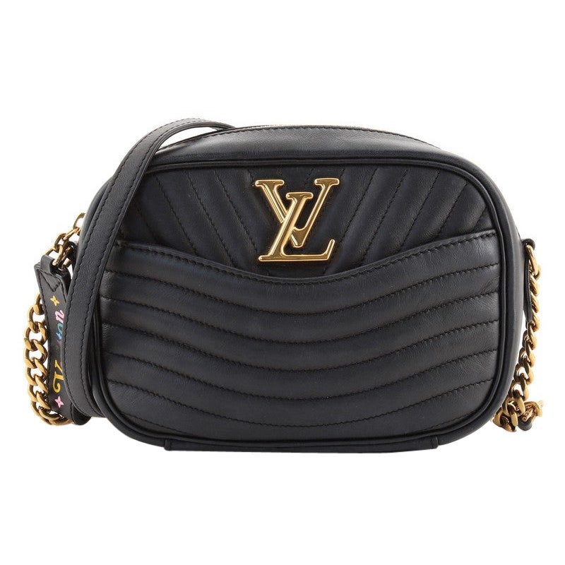 Louis Vuitton White Quilted Leather New Wave Camera Bag - Yoogi's