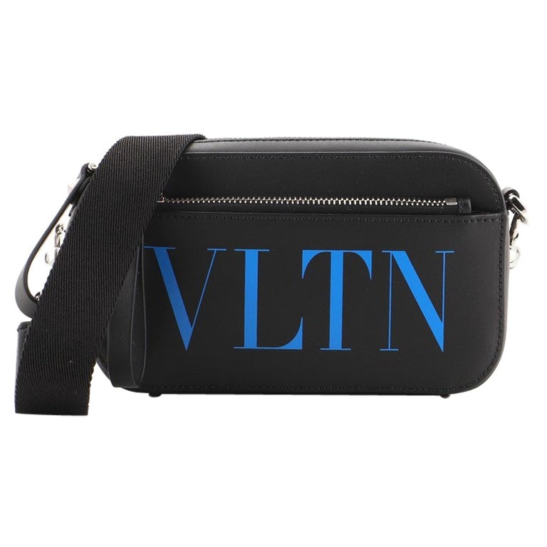 Valentino Rockstud Camera Crossbody Bag Striped Leather at 1stDibs