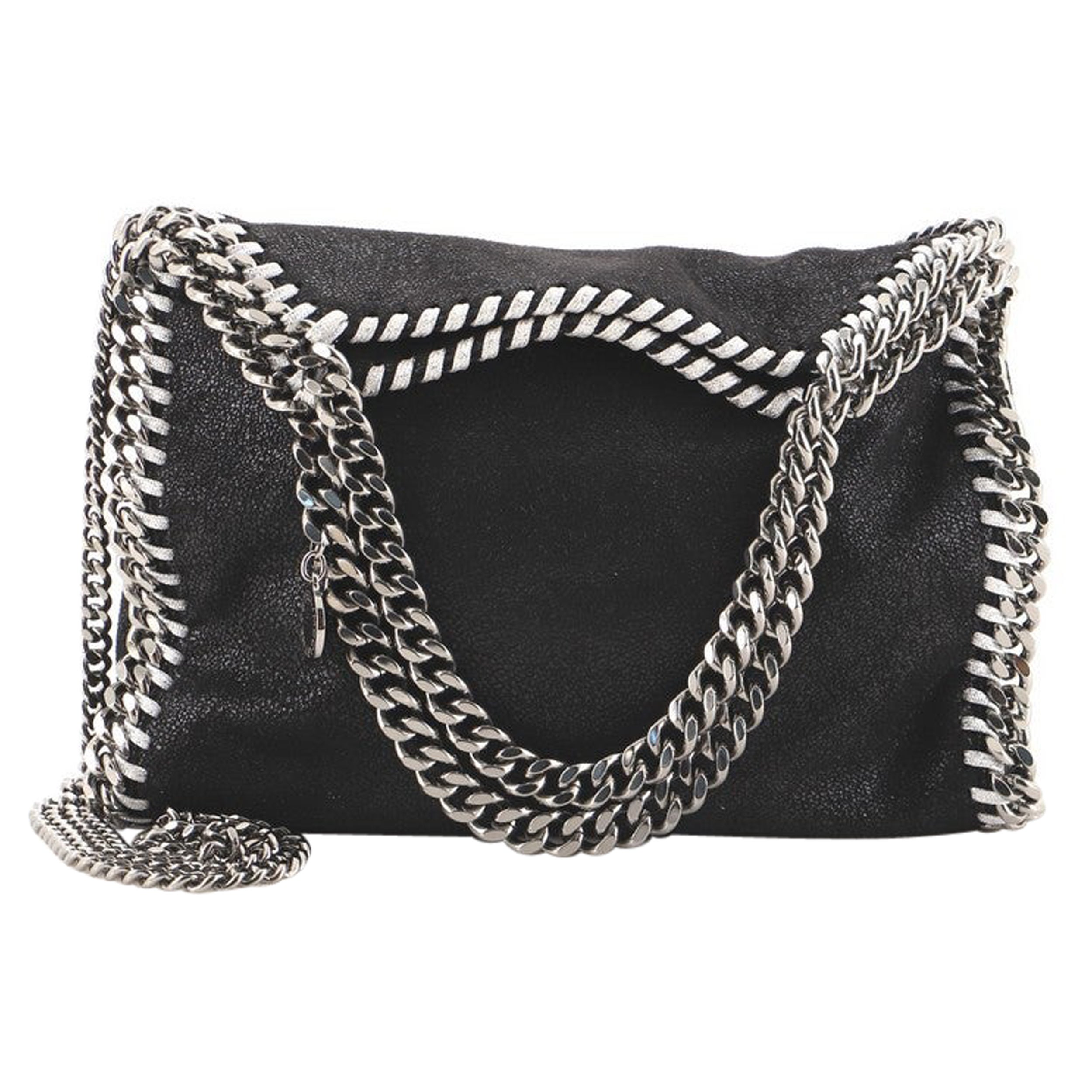 Stella McCartney Falabella Fold Over Crossbody Bag Shaggy Deer Mini at  1stDibs