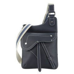 Christian Dior Saddle Messenger Bag Leather