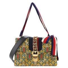 Gucci Sylvie Shoulder Bag Brocade Small