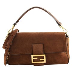 Fendi Baguette NM Sac en daim moyen