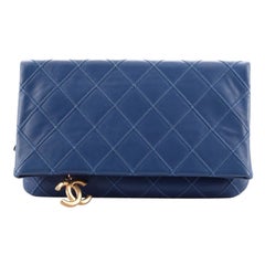 Chanel Thin City Clutch Gestepptes Kalbsleder Klein