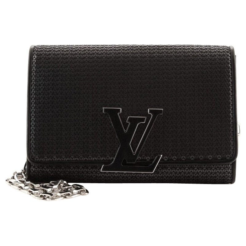 Louis Vuitton Chain Louise Clutch Sequins GM