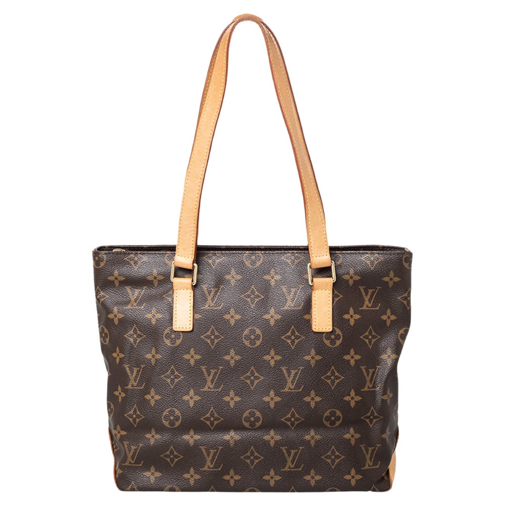 Louis Vuitton Monogram Canvas And Leather Cabas Piano Tote
