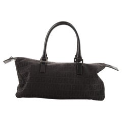 Fendi Schnalle Bowlingtasche Zucchino Canvas Medium