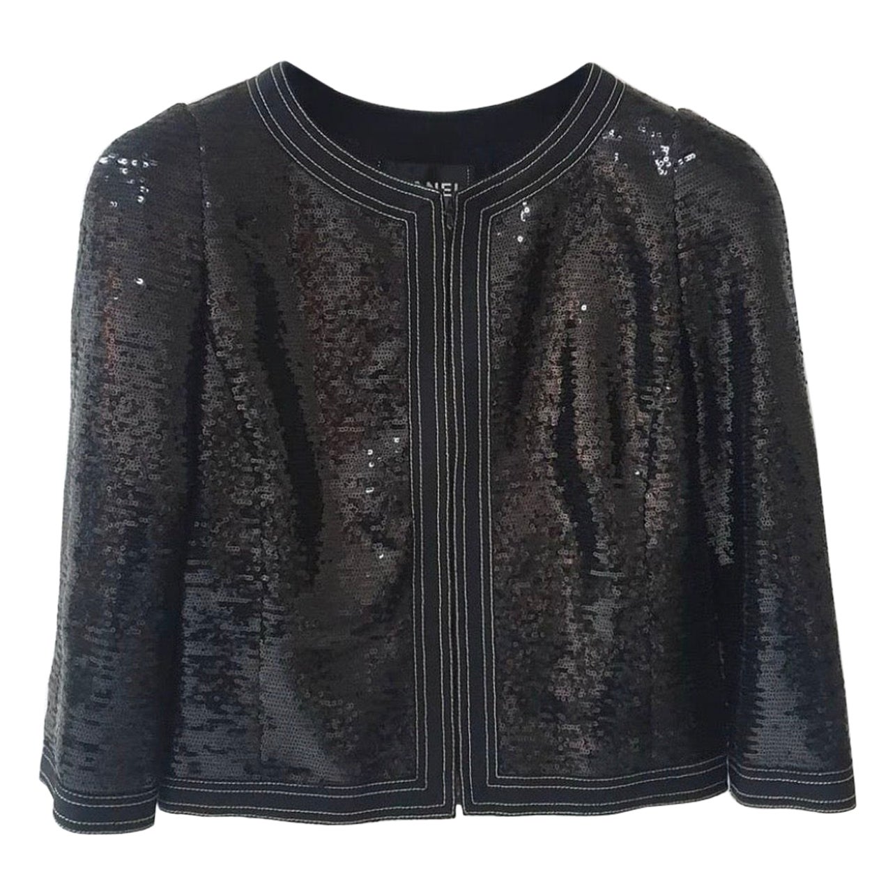 Chanel Black Paris-versailles Sequined Jacket