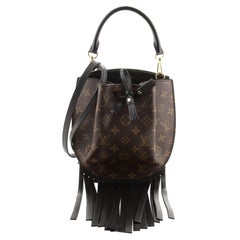 Louis Vuitton Fringed Noe Bag Monogram Canvas with Leather at 1stDibs